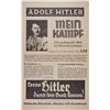 Image 1 : ADVERTISING POSTER FOR "MEIN KAMPF"