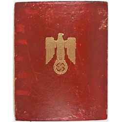 KNIGHTS CROSS AWARD PRESENTATION LEATHER FOLDER