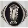 Image 1 : GERMAN-AMERICAN BUND SILVER RING