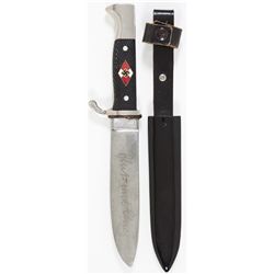 HITLER YOUTH KNIFE WITH SCABBARD