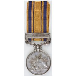 ZULU WAR MEDAL ISSUED TO A PRIVATE KILLED AT ISANDLWANA