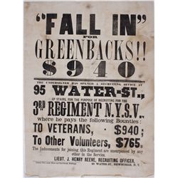 UNION RECRUITMENT BROADSIDE