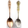 Image 1 : Collection of 2 souvenir spoons includes