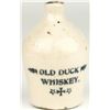Image 1 : Miniature antique adv. crock jug "Old Duck Whiskey