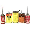 Image 1 : Collection of 5 vintage oil cans includes