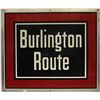 Image 1 : Large Burlington Route Railroad sign