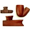 Image 1 : Collection of 3 catlinite pipe bowls
