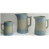 Image 1 : Collection of 3 Red Wing Cherry Band pitchers