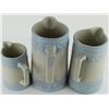 Image 2 : Collection of 3 Red Wing Cherry Band pitchers