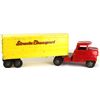Image 2 : Vintage Structo Transport press tin tractor and