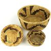Image 2 : Collection of 3 Papago baskets