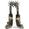 Image 1 : Pair of Buermann arrow shank steer head spurs