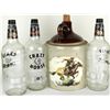 Image 1 : Collection of 4 includes Stoneware whiskey jug