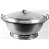 Image 1 : Large antique bread dough pan with original