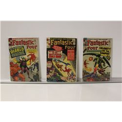 FANTASTIC FOUR #30, 31 & 35 (LOW TO MID GRADE)