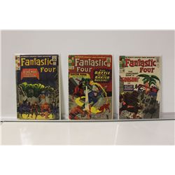 FANTASTIC FOUR #39, 40 & 44 (LOW TO MID GRADE)