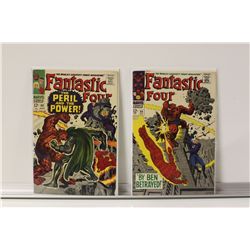 FANTASTIC FOUR #60 & 69 (HIGH GRADE) BRIGHT &