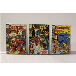 FANTASTIC FOUR #91, 94 & 95 (HIGH GRADE AVERAGE)