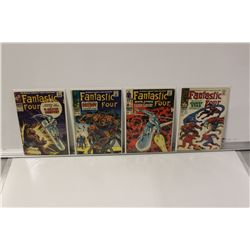 FANTASTIC FOUR #55, 68, 72 & 73 (4 ISSUES LOW