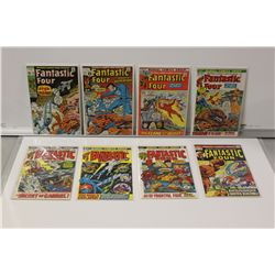FANTASTIC FOUR #114 - 118, 121, 123, 129 & 130 (9