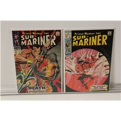 SUB-MARINER #6 & 11 (HIGH GRADE) GLOSSY, SHARP &