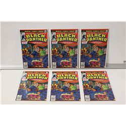 BLACK PANTHER HIGH GRADE #1'S LOT (1977) JACK