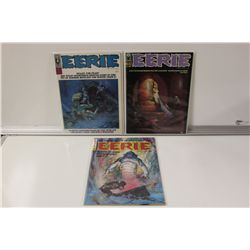 EERIE #3, 22 & 23 (1966-69)