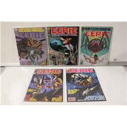 EERIE #104, 107-108, 129 & 139 (LAST ISSUE, LOW