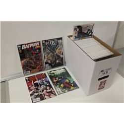 BATMAN SHORT BOX OF MIXED TITLES FROM THE 2,000'S