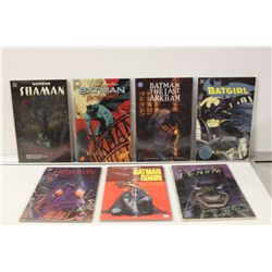 BATMAN: 7 DIFFERENT NEW & OUT OF PRINT TRADE