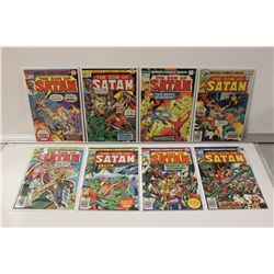 SON OF SATAN #1-8 COMPLETE SET. EXCELLENT, SHARP