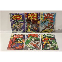 CAPTAIN MARVEL RUN #4 (1968) - 62 (LAST ISSUE)