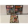 Image 1 : 3 'WEIRD' MAGAZINE SILVER & BRONZE HORROR .