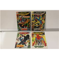 AMAZING SPIDER-MAN #83, 84, 86, 87 (1970) S0LID