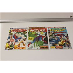 AMAZING SPIDER-MAN #127, 128 & 130 (1973-74) HIGH