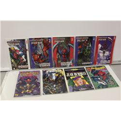 SPIDER-MAN TRADE PAPERBACK. LOT 9 DIFFERENT OUT