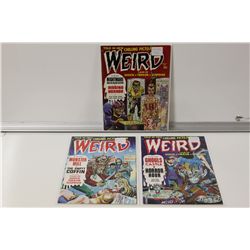 WEIRD 1969 RUN *RARE IN HIGH GRADE* 3 ISSUE LOT :