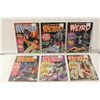 Image 1 : WEIRD 1972 RUN *RARE IN HIGH GRADE* 6 ISSUE LOT :