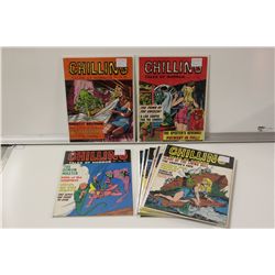 CHILLING TALES OF HORROR 1969-71 LOT OF 8