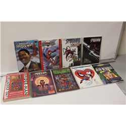 SPIDER-MAN 9 DIFFERENT & NEW TRADE PAPERBACKS,
