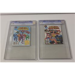2 CGC DC DIGESTS *9.8/9.4* DC SPECIAL BLUE RIBBON