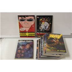 15 DC TRADE PAPERBACKS, ALL DIFFERENT. VARIOUS,