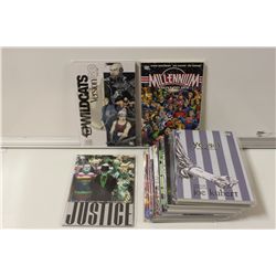 15 DC TRADE PAPERBACKS, ALL DIFFERENT. VARIOUS,