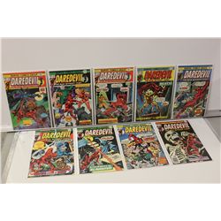 DAREDEVIL #122-130 CONSECUTIVE 9 ISSUE RUN