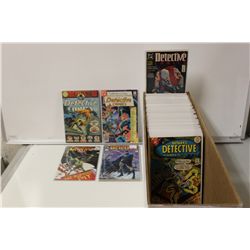 DETECTIVE COMICS LONG RUN & DUPLICATES LONG BOX