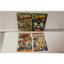 X-MEN 1974 -75- 4 ISSUES: 86, 87, 89 & 93.  LOWER