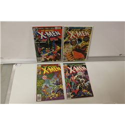 X-MEN 1978-80 RUN, 4 ISSUES #115, 117, 128 &