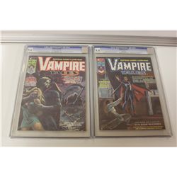 2 CGC VAMPIRE TALES #3 & 6 - CGC 9.6, 9.4.