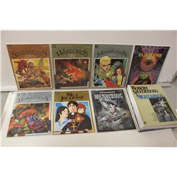 DC 1980'S GRAPHIC NOVEL RUN.  16 ISSUES. INCLUDES