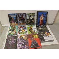 HARD COVERS & TRADES VARIOUS TITLES BOX, ALL